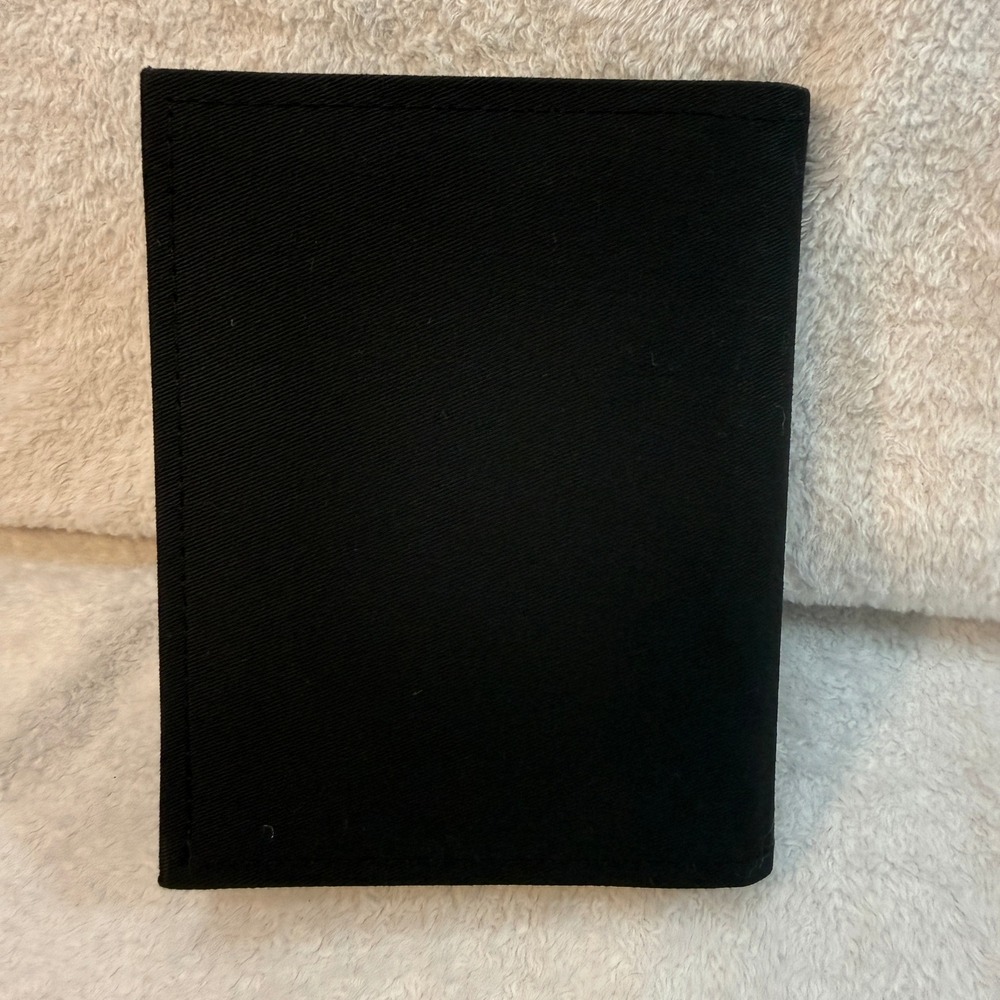 Pottery Barn Mini Photo Album Black Fabric Twill 4x6 Inch Small Picture Book - Picture 4 of 4